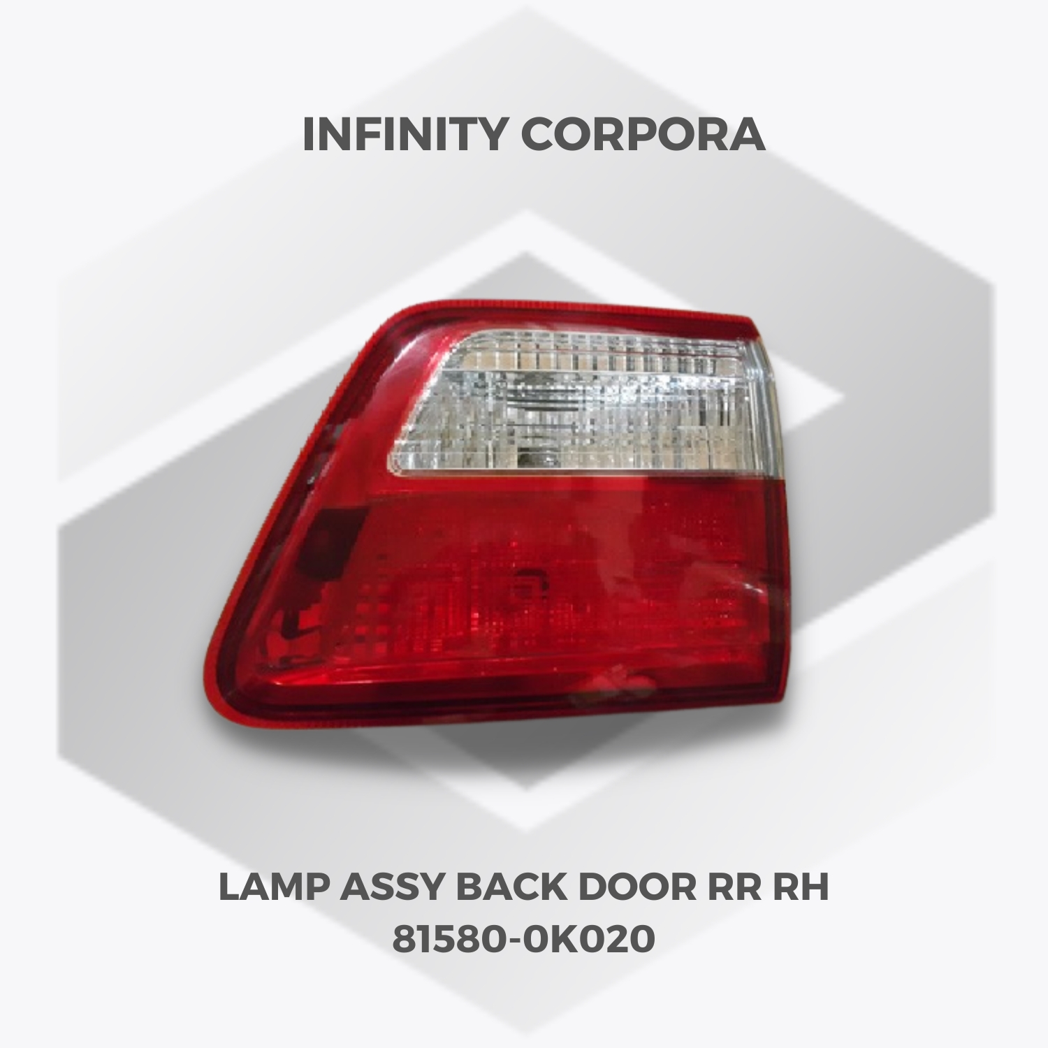Infinity R88080 LAMP ASSY, RR, RH - Infinity Corpora System